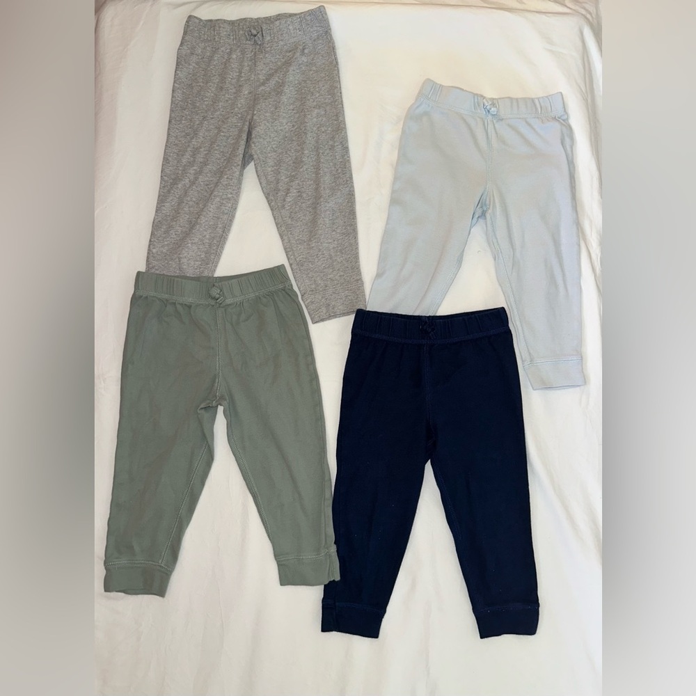 Carter's Kids Leggings Set - Gray, Light Blue, Green, Navy